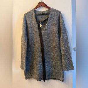 Diesel Industry 78 Fuzzy Mohair Knit Mini dress with Ribbon and Silver 78 charm